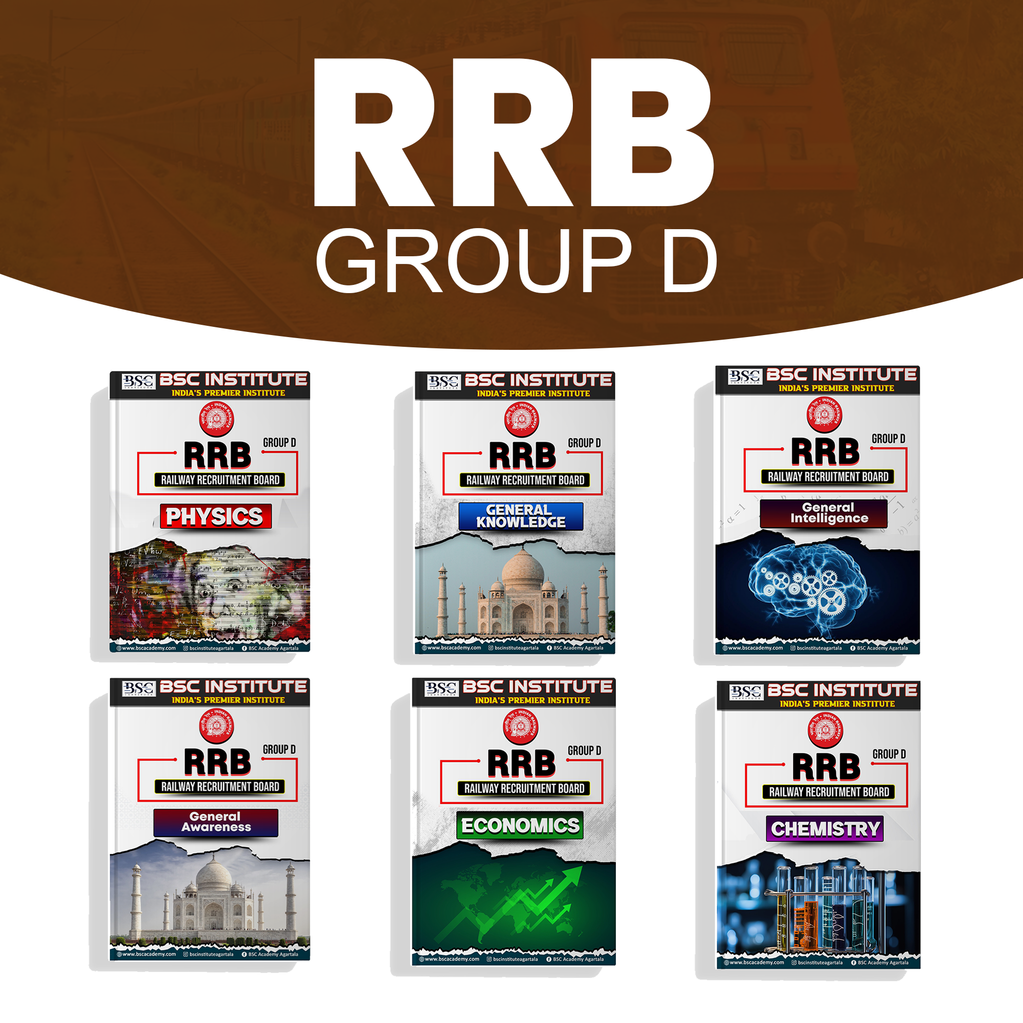 RRBTHUMBNAIL RRB Group D Exam Book Set - Image 1